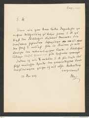 k.k. naturhistorisches Hofmuseum, Intendanzakten 1885-1896 (Hauer), Aktenzahl Z.437.a/1887, Seite 1